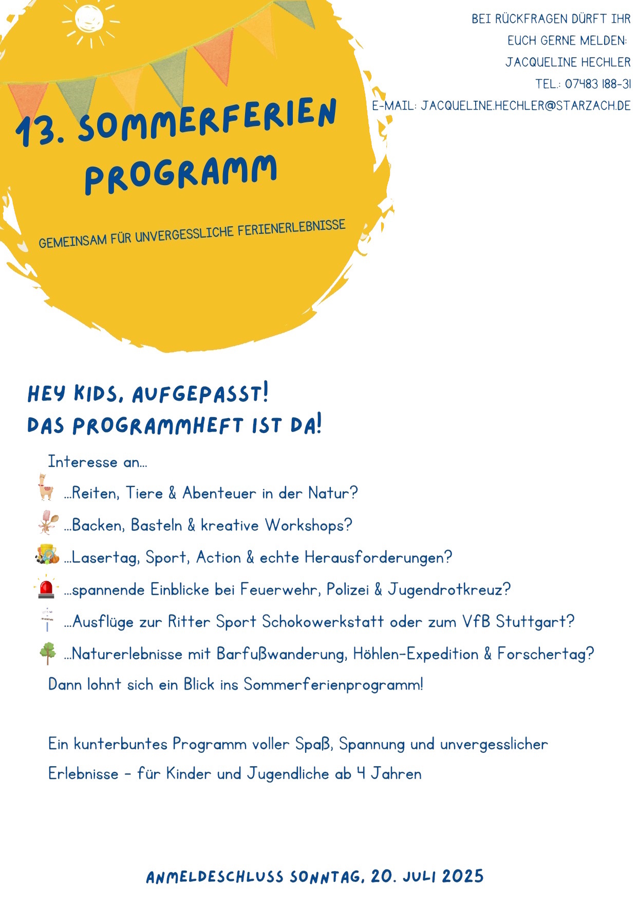 Flyer Allgemein weisser Hintergrund